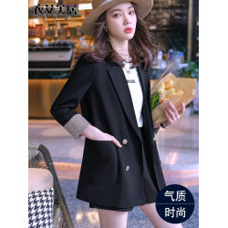 七分袖西裝外套女士薄款夏季2026新高級感上衣時尚休閒小個子西服
