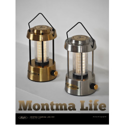 Montma美式全金屬充電露營燈LED暖光戶外營地燈野營帳篷燈照明燈