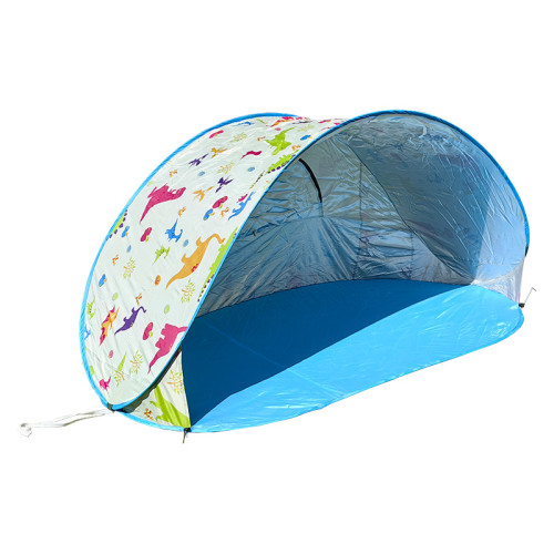 2-4人全自動免搭建1秒速開沙灘遮陽防曬帳篷公園海邊休閒簡易快開