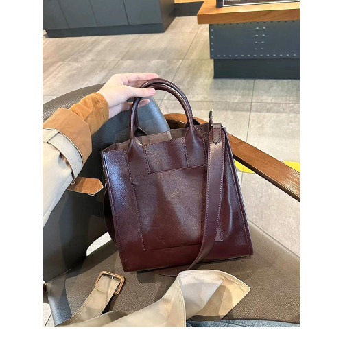 2025新款托特包女大容量包包時尚大氣植鞣牛皮通勤真皮斜背手提包 2025新款托特包女大容量包包時尚大氣植鞣牛皮通勤真皮斜背手提包