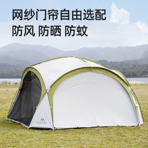 山之客新款穹頂天幕戶外遊遮陽露營球形帳篷多人大容量涼蓬