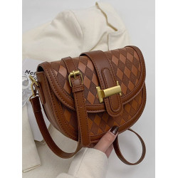 春季百搭小包包女士2026新款高級感小衆輕奢超火馬鞍包單肩斜後後背包