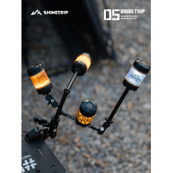 山趣19燈露營燈天幕帳篷氛圍燈led戶外營地燈38掛式充電照明野營