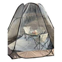 戶外露營星空房網紅泡泡屋釣魚帳篷室外冬季防風保暖陽光房免搭建