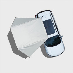 車邊天幕側邊帳篷戶外車用露營遮陽棚車頂遊吸盤式黑膠車尾帳