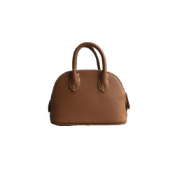 商場撤櫃高品質頭層牛皮貝殼包時尚百搭真皮牛皮單肩斜背手提女包