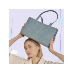 韓國包包Oblong bag包容包24新款托特包大容量橫款手提包腋下