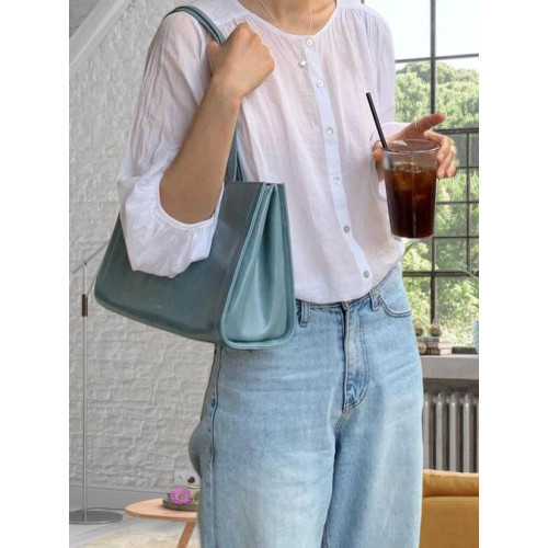 韓國包包Oblong bag包容包24新款托特包大容量橫款手提包腋下