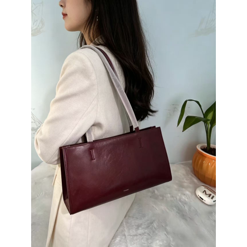 韓國包包Oblong bag包容包24新款托特包大容量橫款手提包腋下