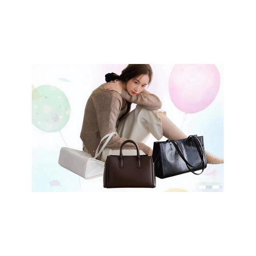 韓國包包Oblong bag包容包24新款托特包大容量橫款手提包腋下