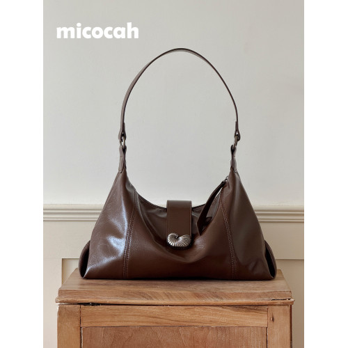 Micocah「海螺印象」小衆包包腋下高級斜後後背包女包通勤托特包hobo