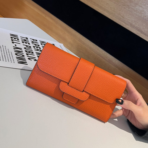 純牛皮手拿包女氣質2026秋季新款真皮鏈條單肩包大容量多卡位錢包