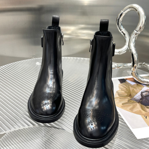 2025款歐貨女靴側拉鍊切爾西短靴女單靴真皮平底英倫風復古馬丁靴 2025款歐貨女靴側拉鍊切爾西短靴女單靴真皮平底英倫風復古馬丁靴