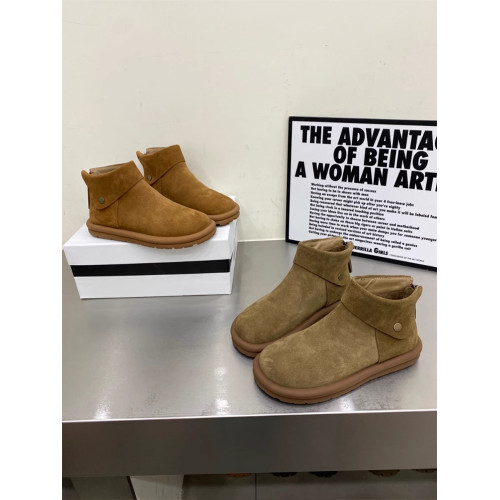 日系復古大頭短靴女2026秋冬新款厚底網紅機車短筒休閒單靴馬丁靴