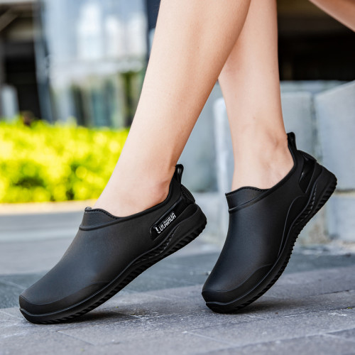 2025春秋雨鞋女成人淺口防水防滑時尚短筒雨靴女耐磨廚房工作膠鞋