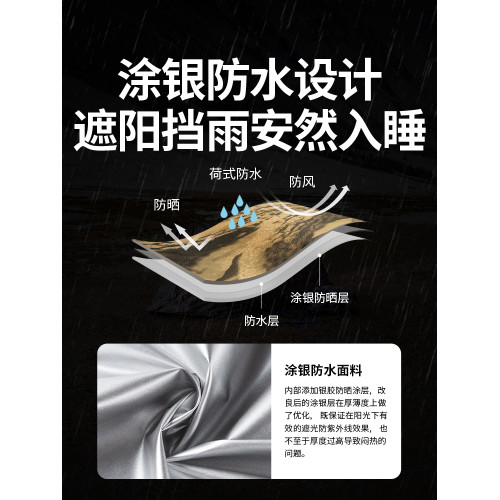 野外野營雙人帳篷戶外2人情侶遊超輕可攜式全自動速開防水單人