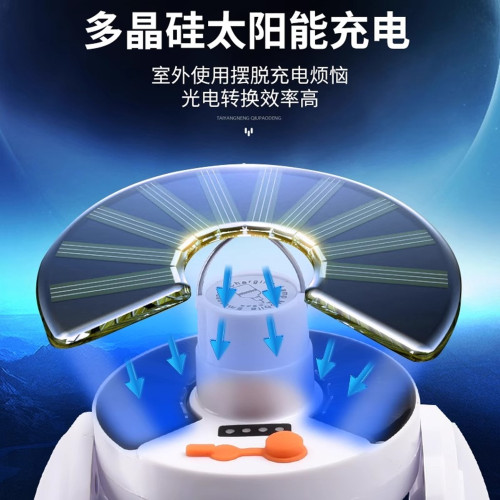 太陽能足球燈可折疊戶外露營照明帳篷氛圍野充電馬燈超長續航應急