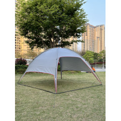 戶外防曬天幕涼棚折曡可攜式野營遮陽篷露營野餐沙灘帳釣魚簡易帳篷