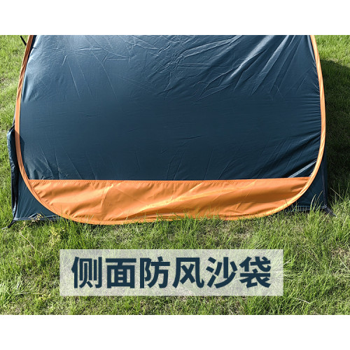無底兒童玩沙帳篷沙灘海邊公園草地1秒速開可攜式遮陽防曬防紫外線