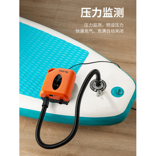 槳板充氣泵電動漿板皮劃艇沖鋒舟氣墊床露營帳篷充抽兩用高壓氣筒
