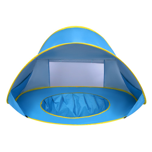 戶外兒童露營遮陽沙灘帳篷可儲水寶寶玩具球池可折曡速開海灘泳池 戶外兒童露營遮陽沙灘帳篷可儲水寶寶玩具球池可折曡速開海灘泳池