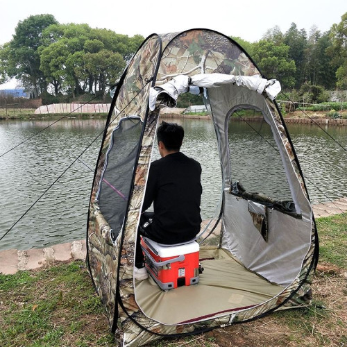 釣魚帳篷單人冬天專用加厚自動擋風防雨夏季戶外雙人防風防曬防蚊