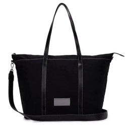 matin kim韓國設計師品牌25春季新款金屬標志尼龍購物袋單肩女包