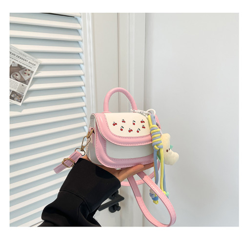 日韓手拎迷你小包2025可愛卡通女童公主手提包時尚百搭單肩斜後後背包