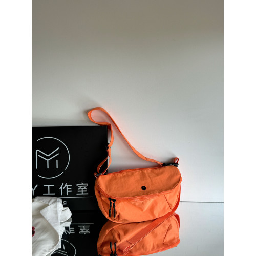 MY中性風甜酷斜背胸包多口袋輕便防水騎行斜後後背包包單肩馬鞍包潮