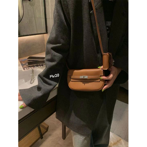 26新款女包凱莉包二合一迷你斜後後背包湯圓包小包腰包真皮小挎包胸包