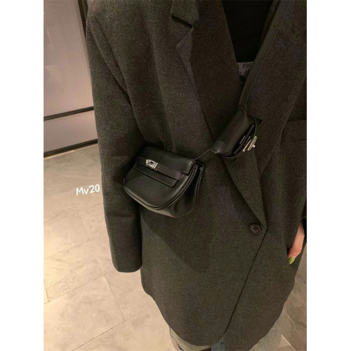 26新款女包凱莉包二合一迷你斜後後背包湯圓包小包腰包真皮小挎包胸包