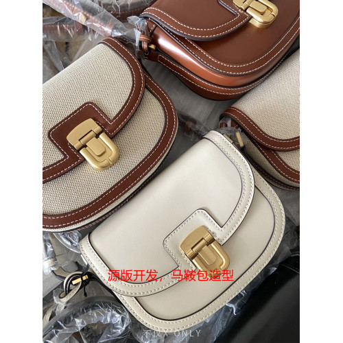 真皮馬鞍包女 斜背牛皮單肩包 韓國車靜媛同款半圓包定型包