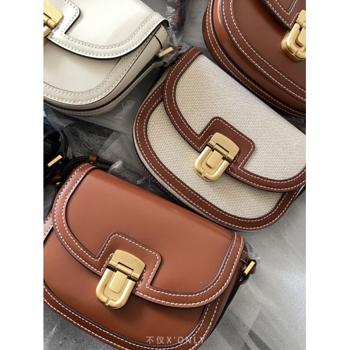 真皮馬鞍包女 斜背牛皮單肩包 韓國車靜媛同款半圓包定型包