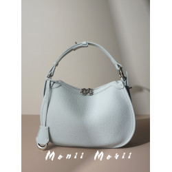 怪獸君小衆法式真皮馬鞍包牛皮手拎包通勤腋下包可斜後後背包包2025新