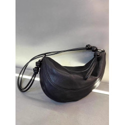 頭層羊皮小衆韓版牛角包真皮馬鞍包腋下半月包水壺包單肩斜後後背包女