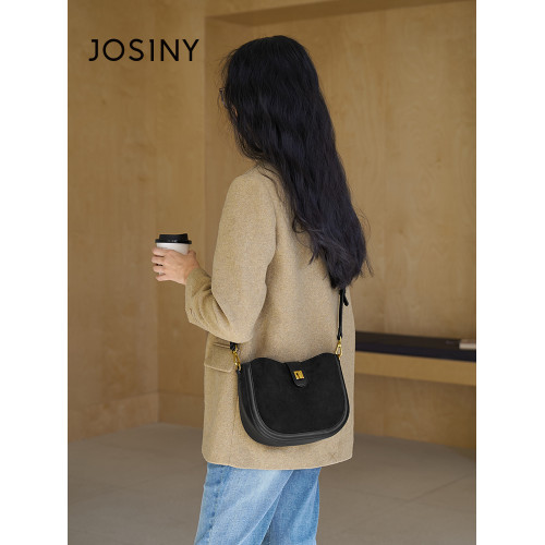 卓詩尼女士包包馬鞍包女2026新款時尚ins質感單肩斜後後背包女通勤包