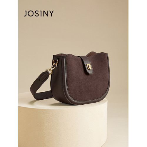 卓詩尼女士包包馬鞍包女2026新款時尚ins質感單肩斜後後背包女通勤包