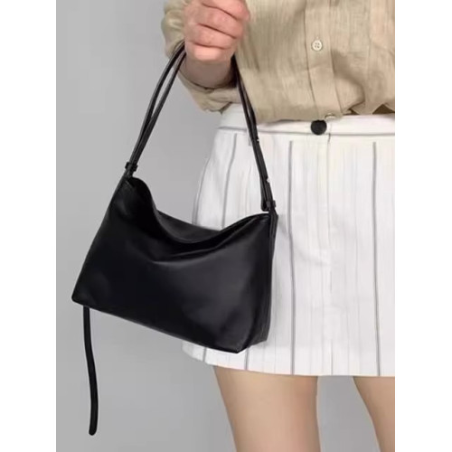 韓國bucks leather進口羊皮腋下包簡約隨性托特包手拎單肩斜後後背包