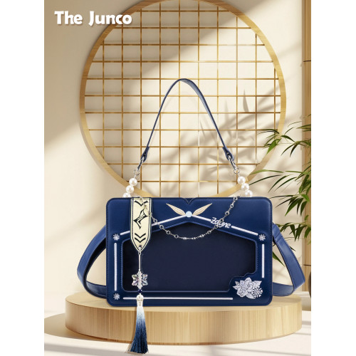 戀與深空周邊黎深痛包新年禮物2026新款二次元單肩斜背藍色包包女