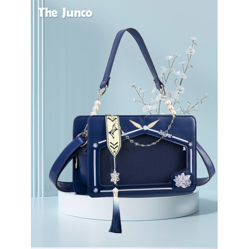 戀與深空周邊黎深痛包新年禮物2026新款二次元單肩斜背藍色包包女