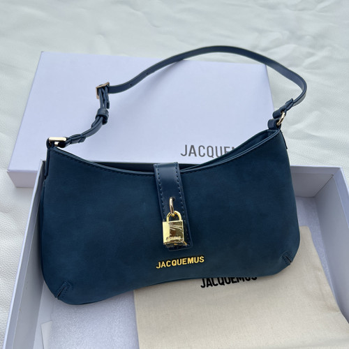 Jacquemus小衆設計女包秋冬歐美絨面革單肩包手提包腋下包法棍包