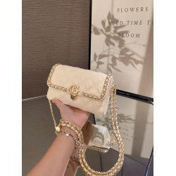 輕奢小衆設計菱格鏈條包包女2025新款潮時尚百搭小方包單肩斜後後背包