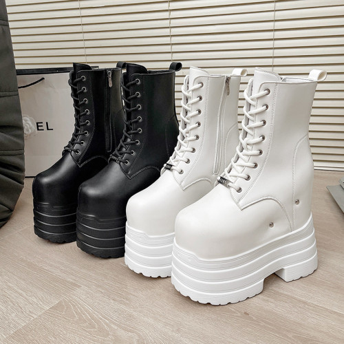 cosplay漫展20cm內增高鞋厚底恨天高馬丁靴婚禮演唱會站坑松糕鞋 cosplay漫展20cm內增高鞋厚底恨天高馬丁靴婚禮演唱會站坑松糕鞋