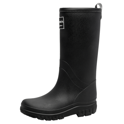 日系高筒雨鞋女款冬季時尚外穿雨靴防滑防水女士加絨保暖水鞋膠鞋