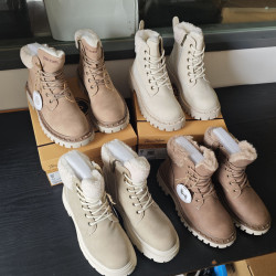 俄羅斯單~2025冬季巨保暖羊毛內膽女加絨防水厚底東北系帶馬丁靴