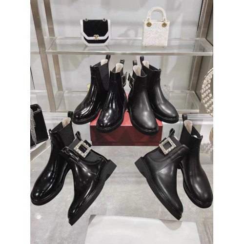 2025新款秋瘦瘦短筒靴黑色百搭RV方釦鑽石釦英倫風切爾西彈力短靴 2025新款秋瘦瘦短筒靴黑色百搭RV方釦鑽石釦英倫風切爾西彈力短靴