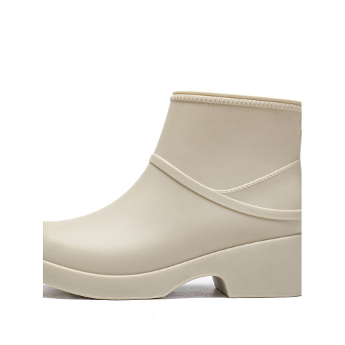 新款厚底百搭女士雨鞋休閒潮鞋運動鞋子防水鞋耐磨套膠鞋工作雨靴