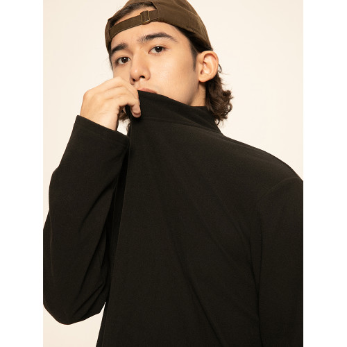 GENIOLAMODE自發熱男士打底衫冬季半高領內搭男款德絨磨毛t恤上衣