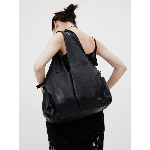 BINGBONG|原創 魔法瑪法 軟軟大容量設計感托特包簡約斜背大包女