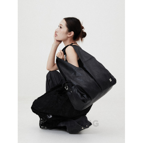 BINGBONG|原創 魔法瑪法 軟軟大容量設計感托特包簡約斜背大包女